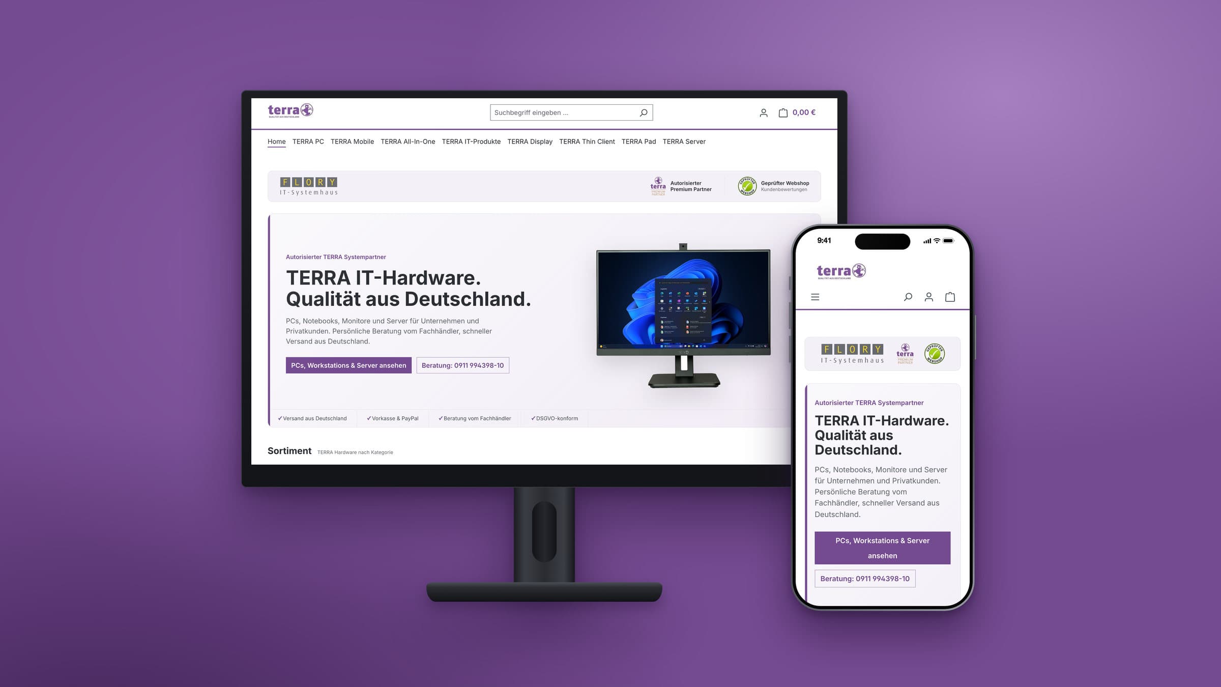 TERRA PC Shop24: Titelbild des Projekts