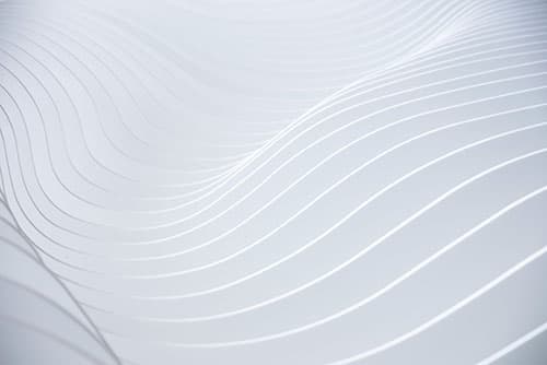 white background with curved lines